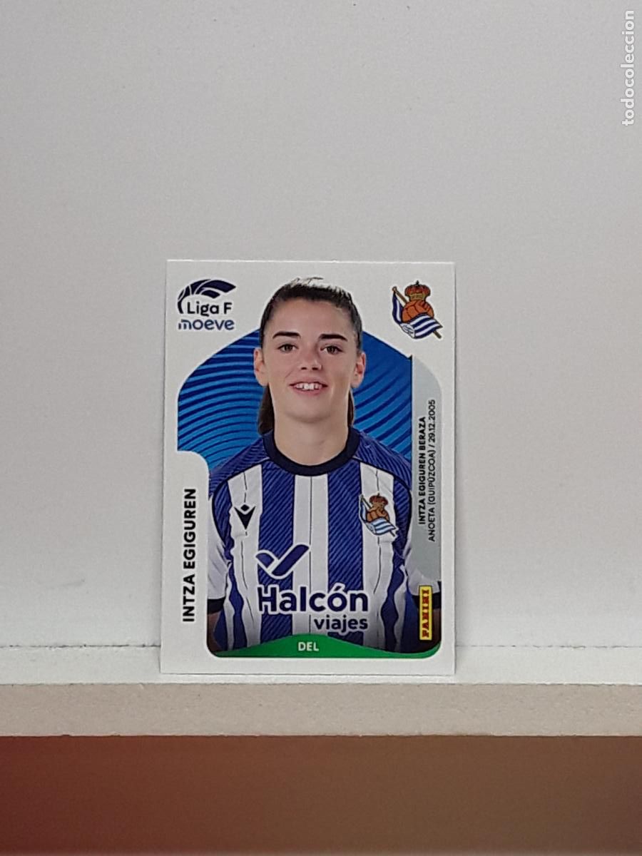 Cromos de F&uacute;tbol: LIGA FEMENINA 2025 2026 F 25 26 ALBUM PANINI LIGA N 300B 300 B REAL SOCIEDAD INTZA EGIGUREN