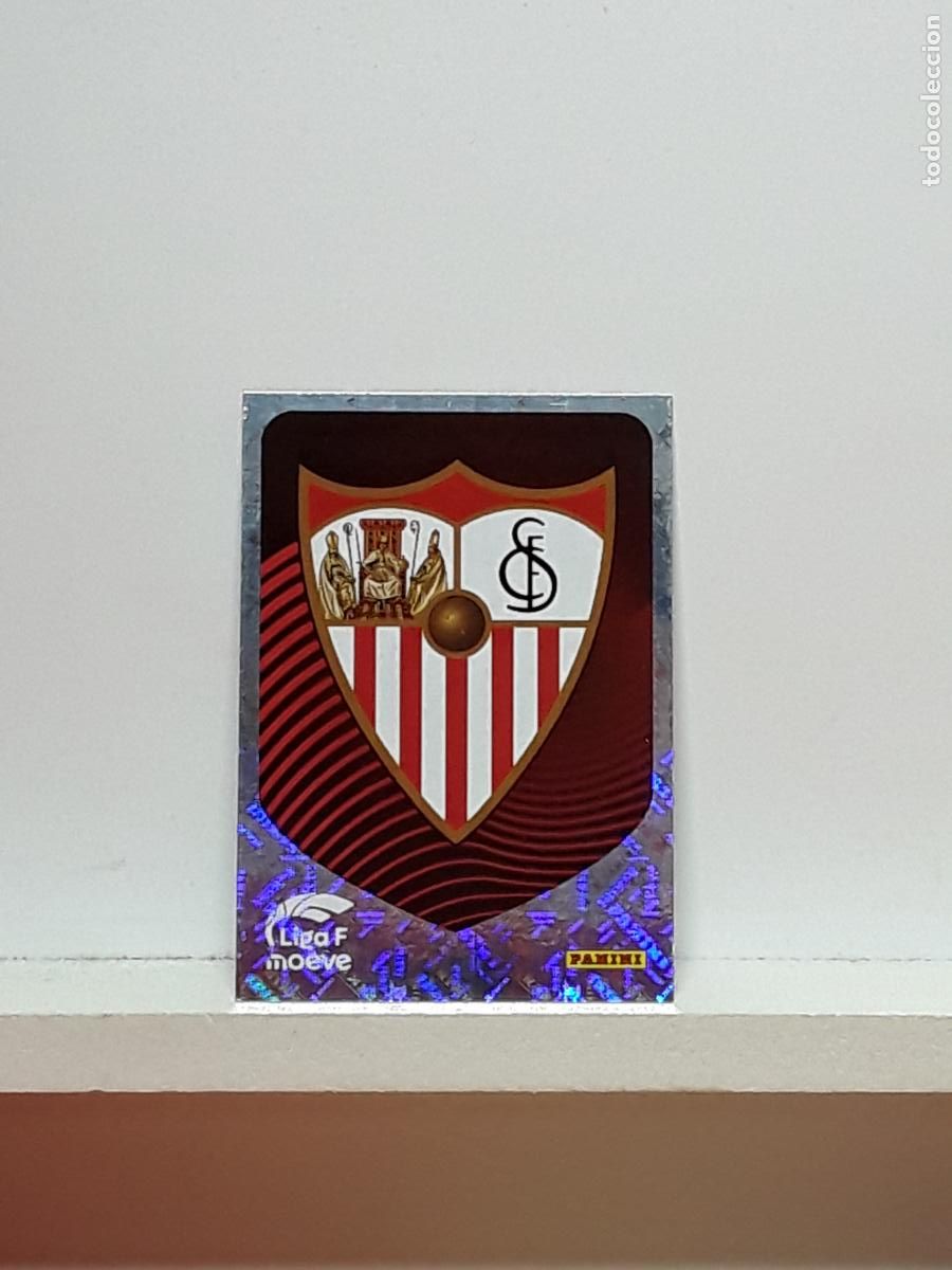 Cromos de F&uacute;tbol: LIGA FEMENINA 2025 2026 F 25 26 ALBUM PANINI LIGA N 302 SEVILLA ESCUDO LOGO