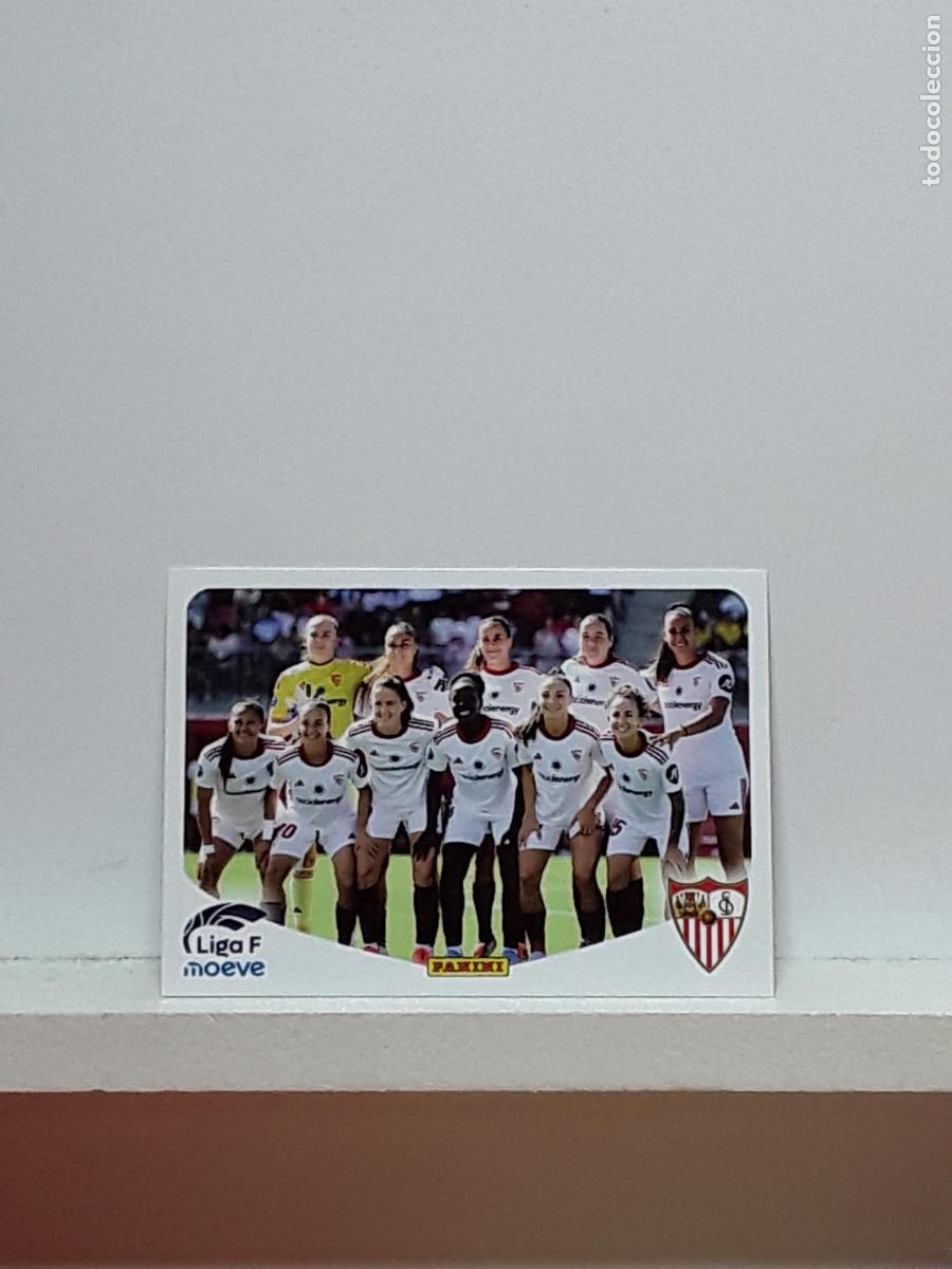 Cromos de F&uacute;tbol: LIGA FEMENINA 2025 2026 F 25 26 ALBUM PANINI LIGA N 303 SEVILLA ALINEACION EQUIPO