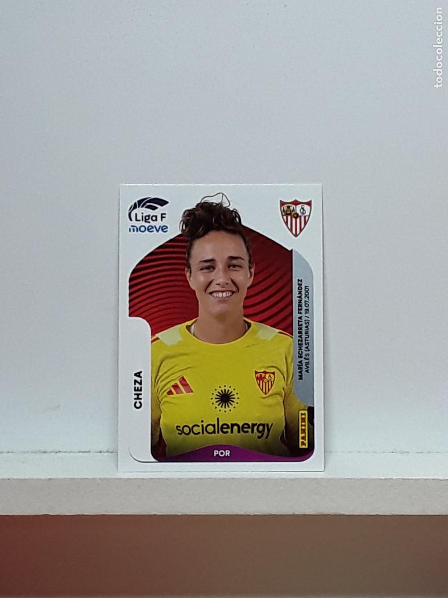 Cromos de F&uacute;tbol: LIGA FEMENINA 2025 2026 F 25 26 ALBUM PANINI LIGA N 305 SEVILLA CHEZA