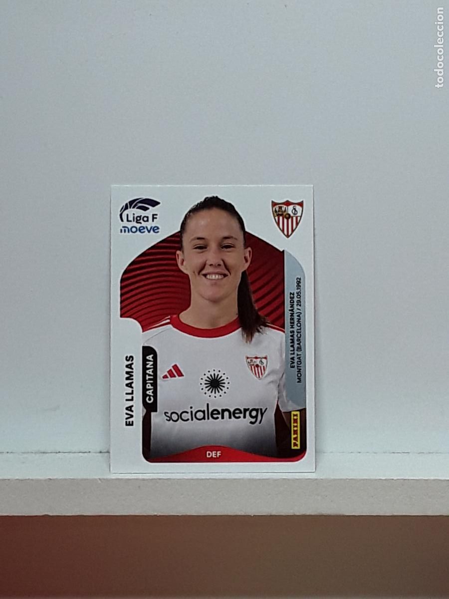 Cromos de F&uacute;tbol: LIGA FEMENINA 2025 2026 F 25 26 ALBUM PANINI LIGA N 307 SEVILLA EVA LLAMAS