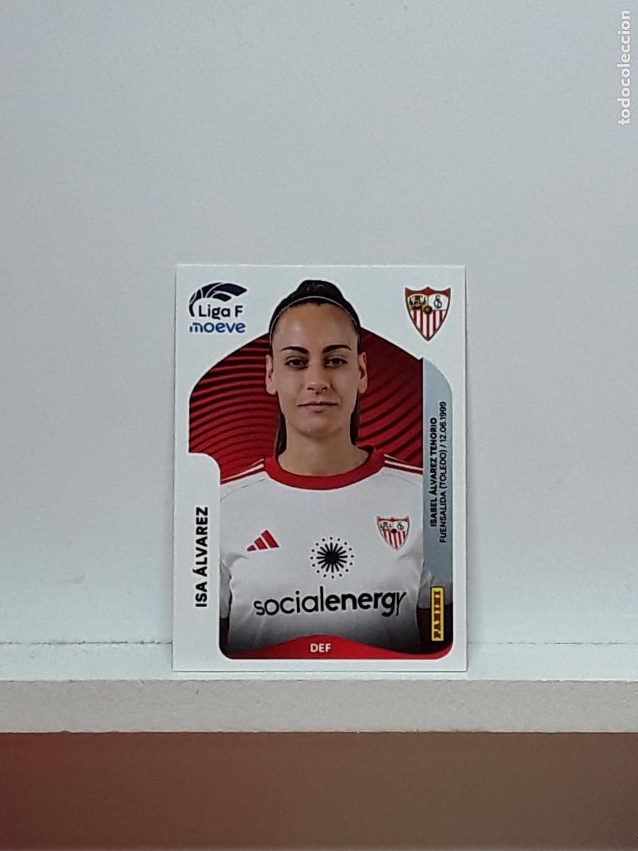 Cromos de F&uacute;tbol: LIGA FEMENINA 2025 2026 F 25 26 ALBUM PANINI LIGA N 309 SEVILLA ISA ALVAREZ