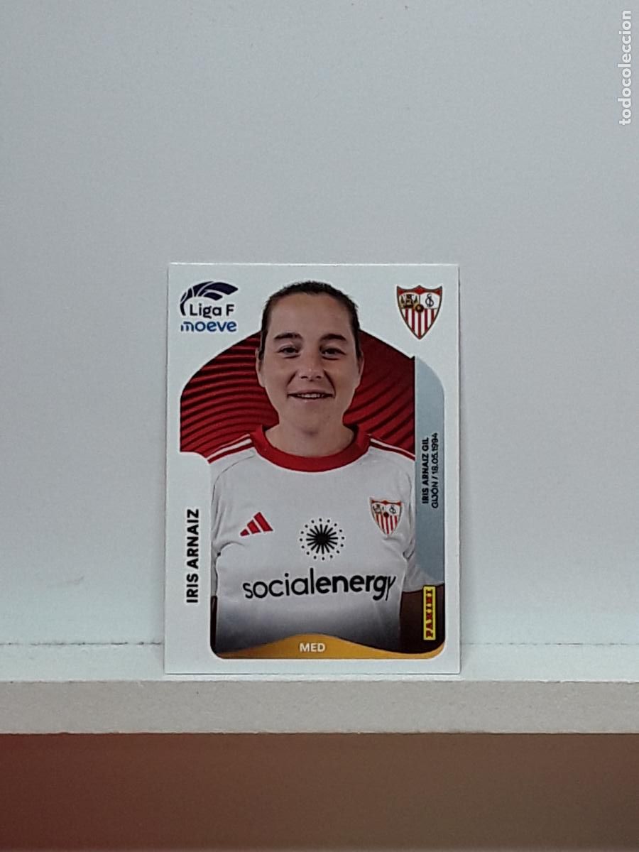 Cromos de F&uacute;tbol: LIGA FEMENINA 2025 2026 F 25 26 ALBUM PANINI LIGA N 312 SEVILLA IRIS ARNAIZ