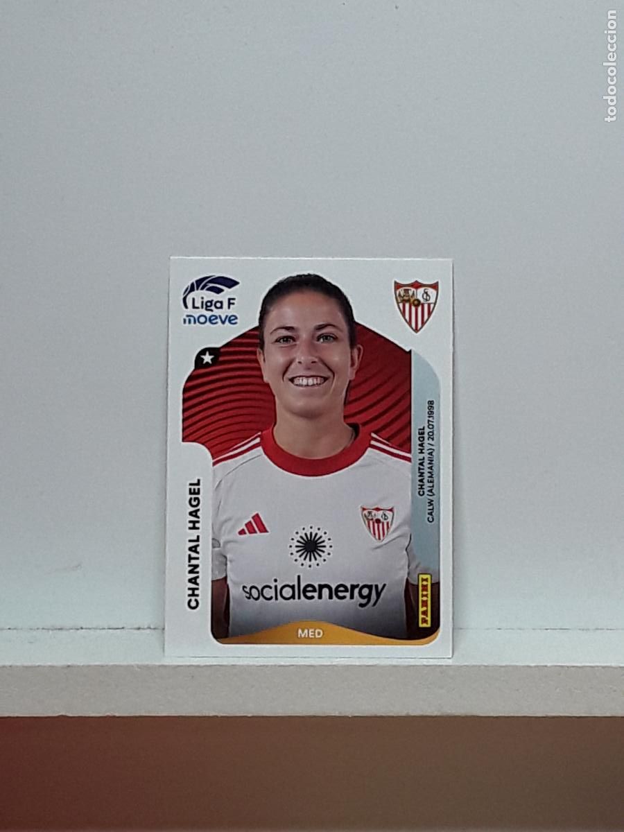Cromos de F&uacute;tbol: LIGA FEMENINA 2025 2026 F 25 26 ALBUM PANINI LIGA N 314 SEVILLA CHANTAL HAGEL