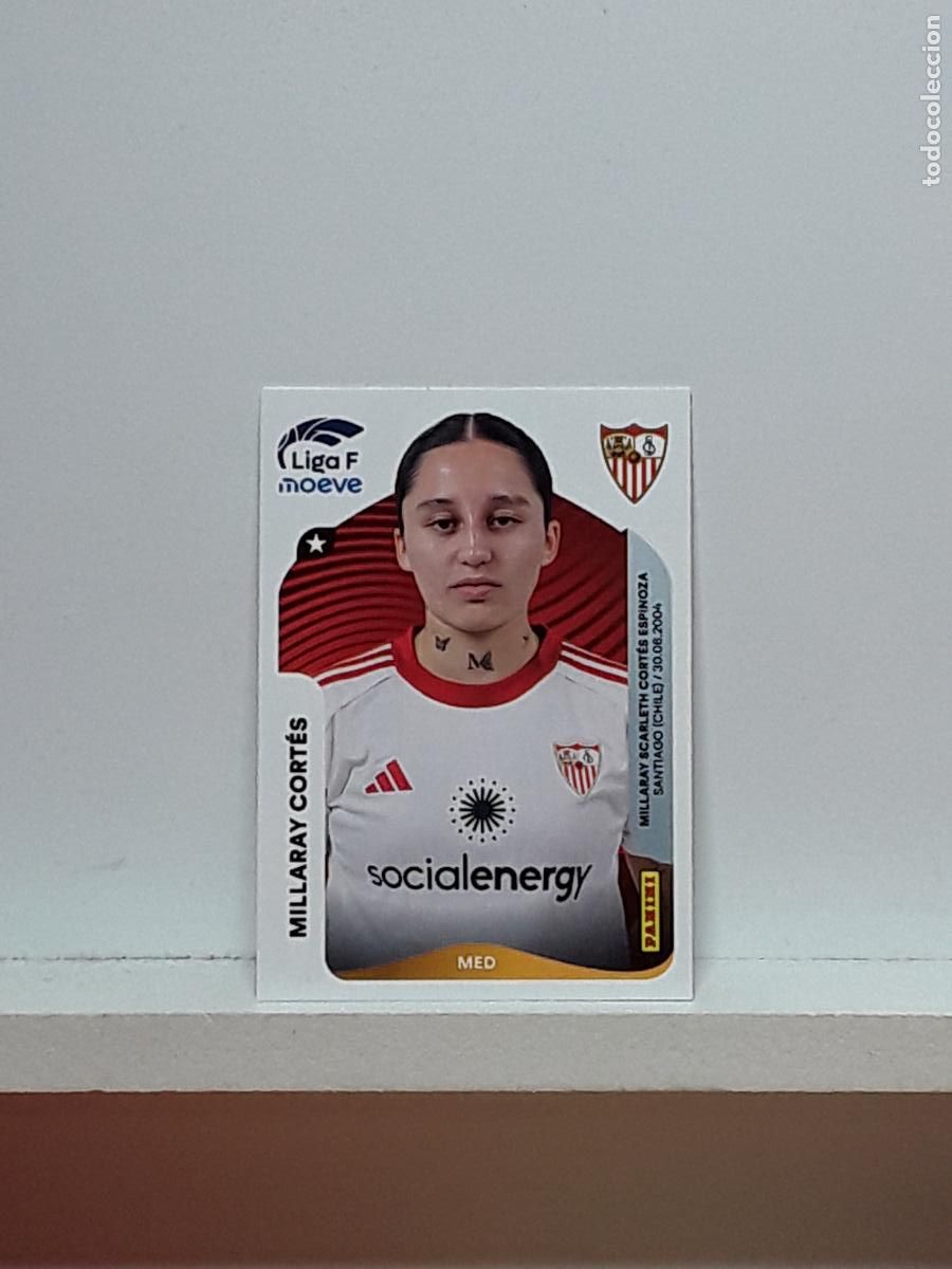 Cromos de F&uacute;tbol: LIGA FEMENINA 2025 2026 F 25 26 ALBUM PANINI LIGA N 316 SEVILLA MILLARAY CORTES