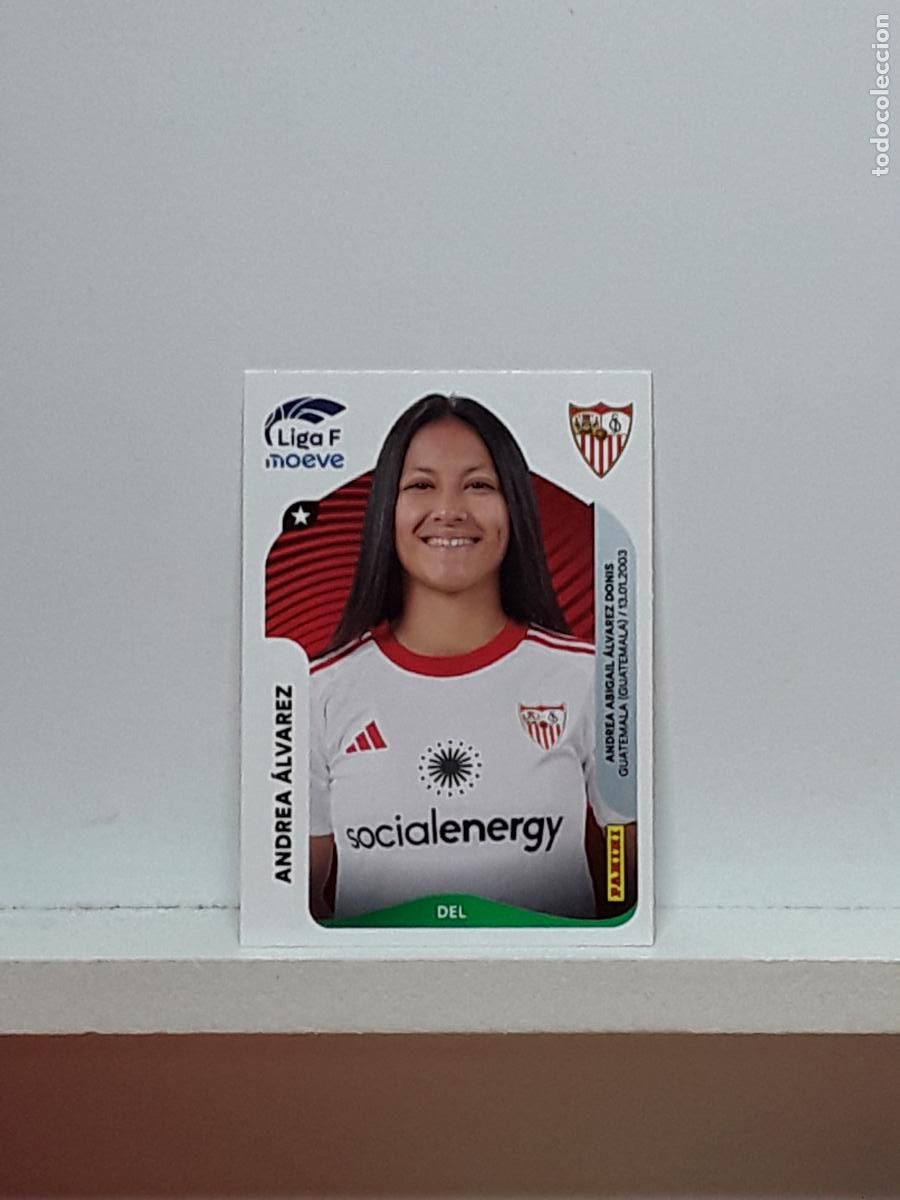 Cromos de F&uacute;tbol: LIGA FEMENINA 2025 2026 F 25 26 ALBUM PANINI LIGA N 318 SEVILLA ANDREA ALVAREZ