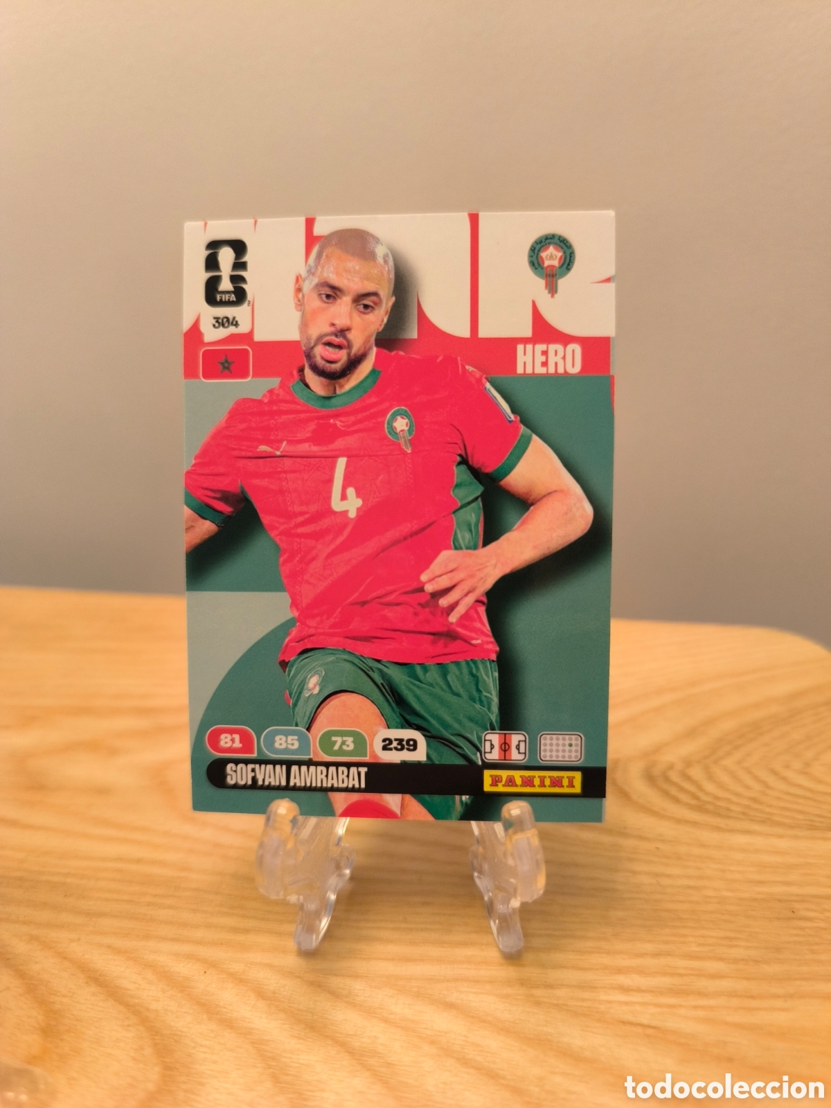 Cromos de F&uacute;tbol: Sofyan Amrabat Adrenalyn 2026 n&deg;304 Marruecos