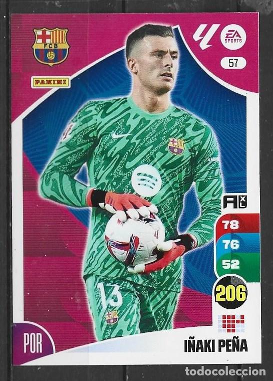 Cromos de F&uacute;tbol: Adrenalyn 24/25 - I&ntilde;aki Pe&ntilde;a - N&ordm; 57 - FC Barcelona