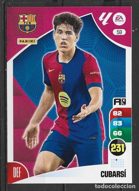 Cromos de F&uacute;tbol: Adrenalyn 24/25 - Cubars&iacute; - N&ordm; 59 - FC Barcelona