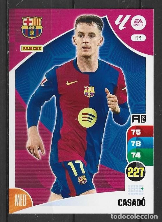 Cromos de F&uacute;tbol: Adrenalyn 24/25 - Casad&oacute; - N&ordm; 63 - FC Barcelona
