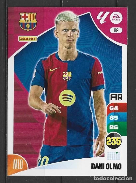 Cromos de F&uacute;tbol: Adrenalyn 24/25 - Dani Olmo - N&ordm; 69 - FC Barcelona