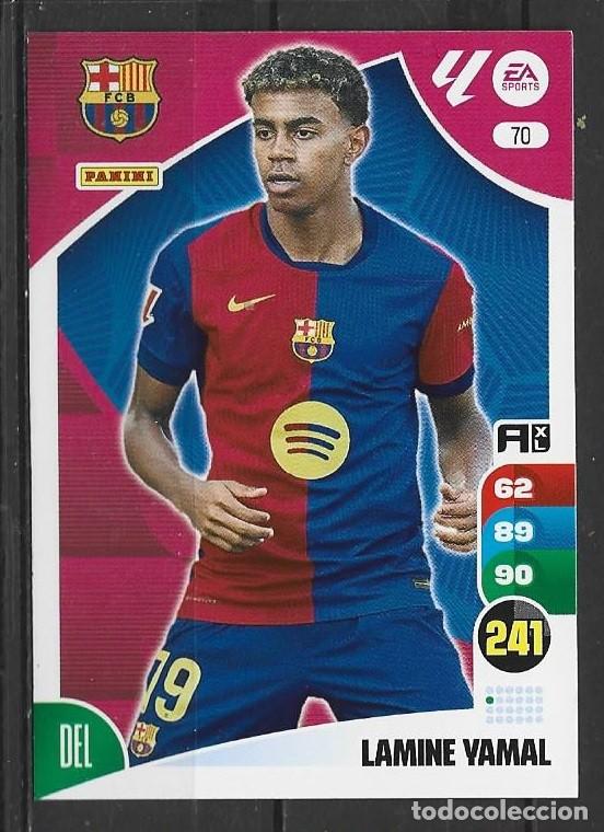 Cromos de F&uacute;tbol: Adrenalyn 24/25 - Lamine Yamal - N&ordm; 70 - FC Barcelona
