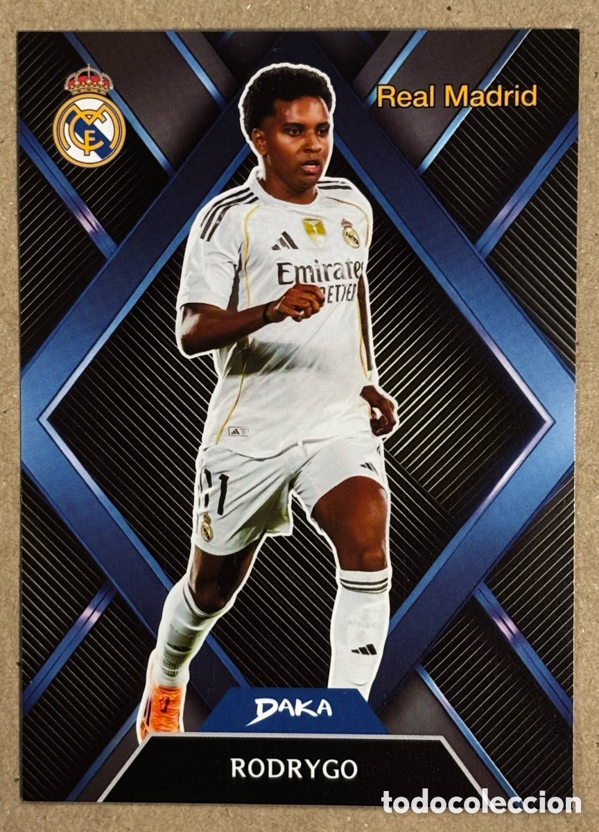 Cromos de F&uacute;tbol: RODRIGO GOES. CARTA DAKA TOP AUDIENCE REAL MADRID 2025/26.