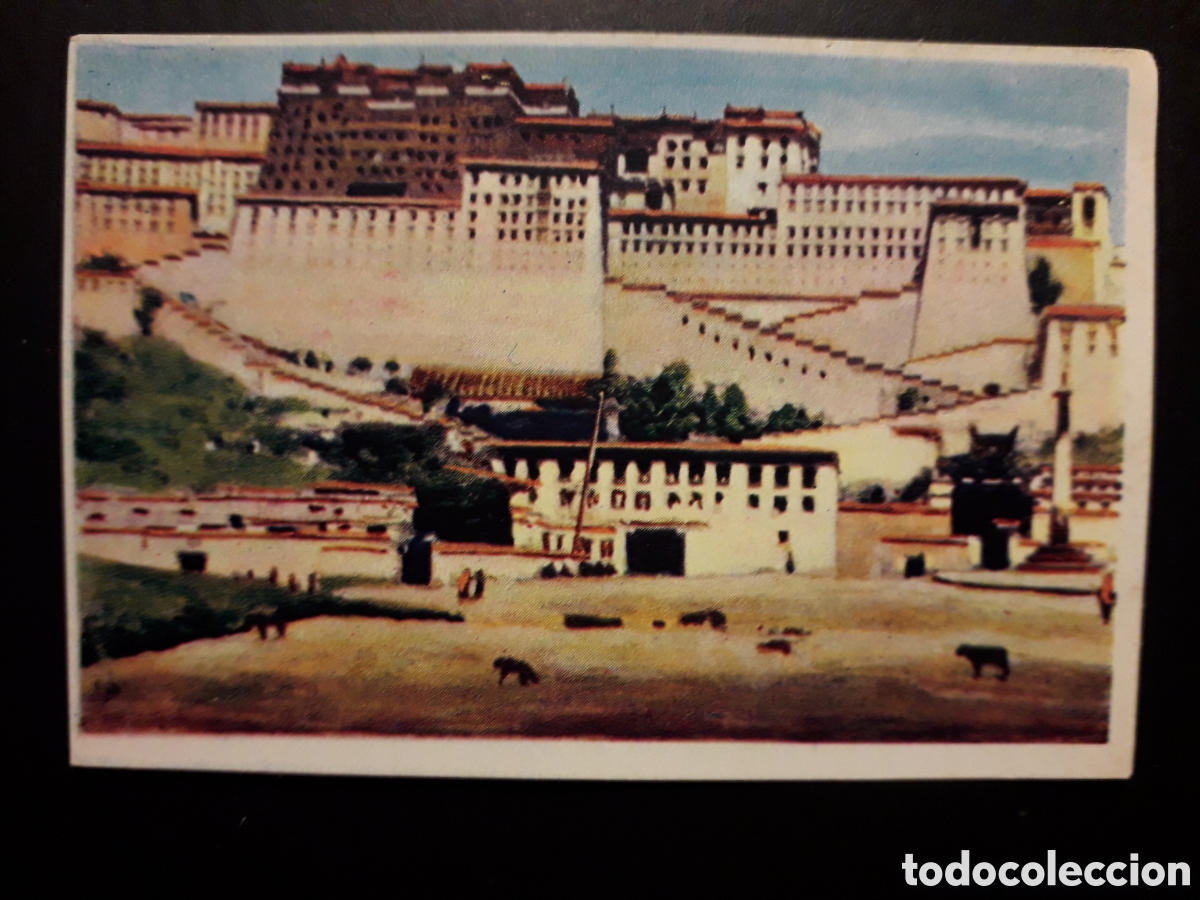 Cromos de F&uacute;tbol: TIBET, PALACIO LHASA LA VUELTA AL MUNDO EN OCHENTA D&Iacute;AS. AMATLLER CINE N&deg; 41 SIN PEG PEDIDO M&Iacute;NIM 3&euro;