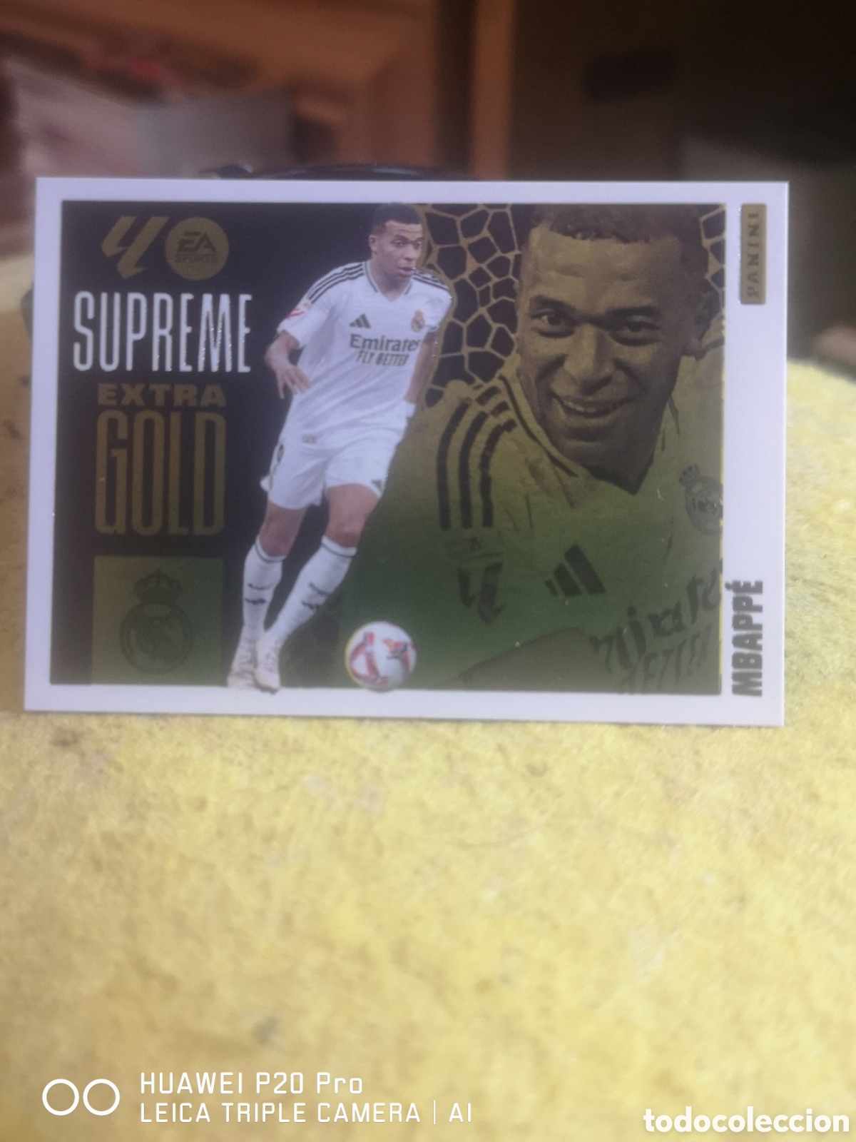 Cromos de F&uacute;tbol: MBAPPE EXTRA GOLD SUPREME LIGA ESTE 2025 2026