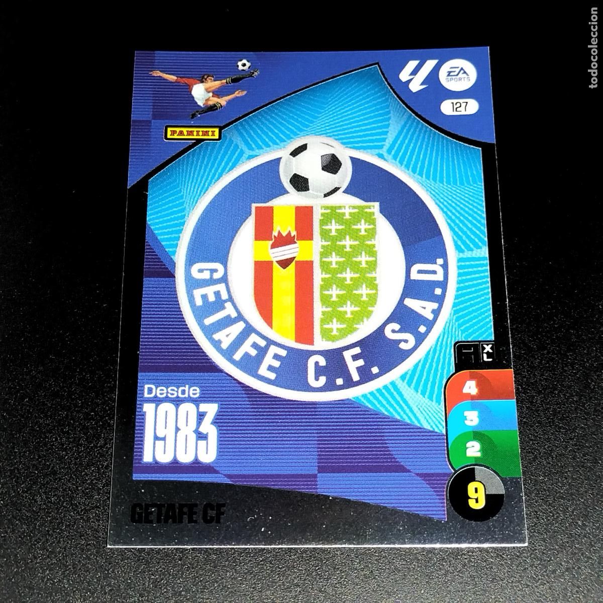 Cromos de F&uacute;tbol: 127 ESCUDO LOGO GETAFE CROMOS ADRENALYN XL LALIGA CARD 2024 2025 24 25 PANINI
