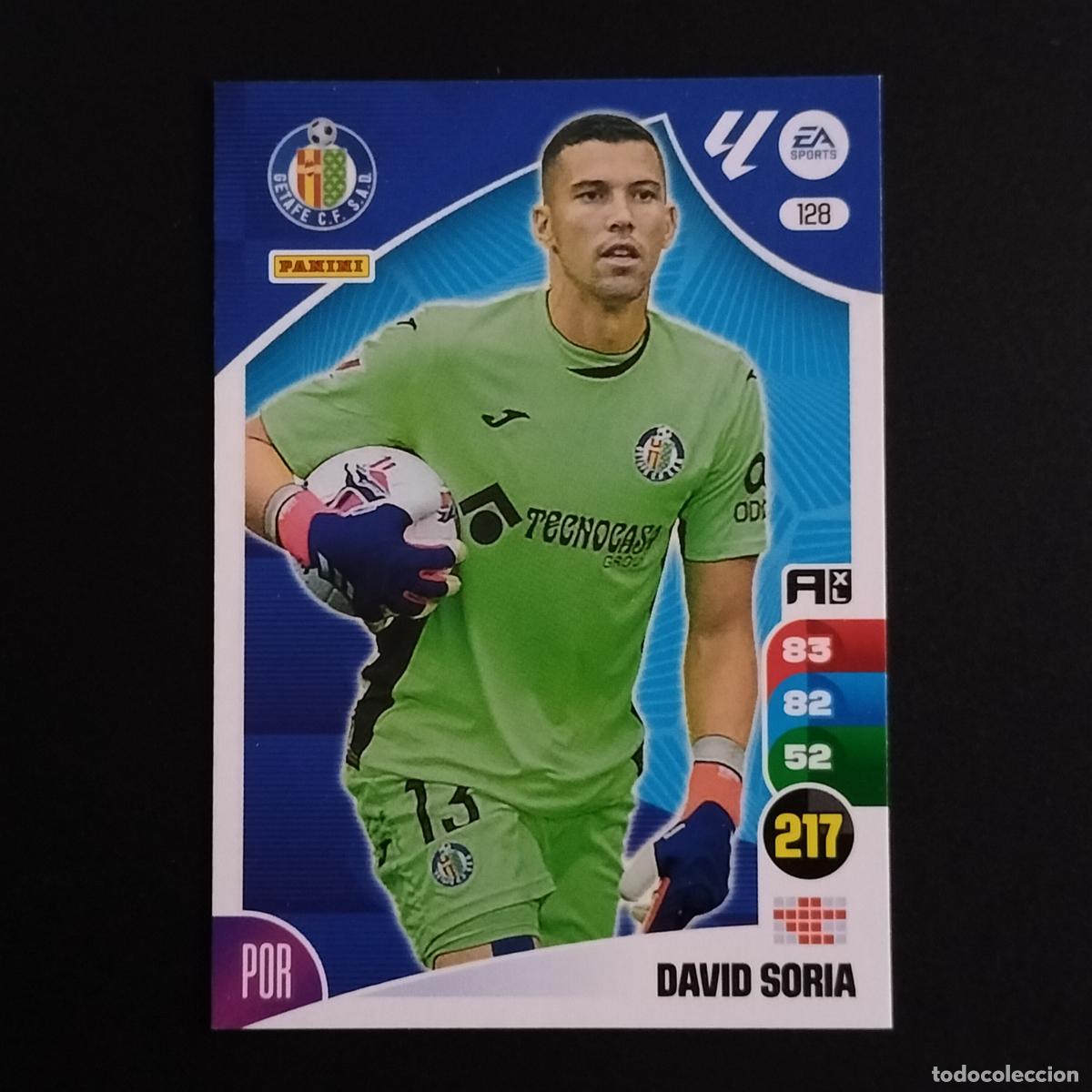 Cromos de F&uacute;tbol: 128 DAVID SORIA GETAFE CROMOS ADRENALYN XL LALIGA CARD 2024 2025 24 25 PANINI