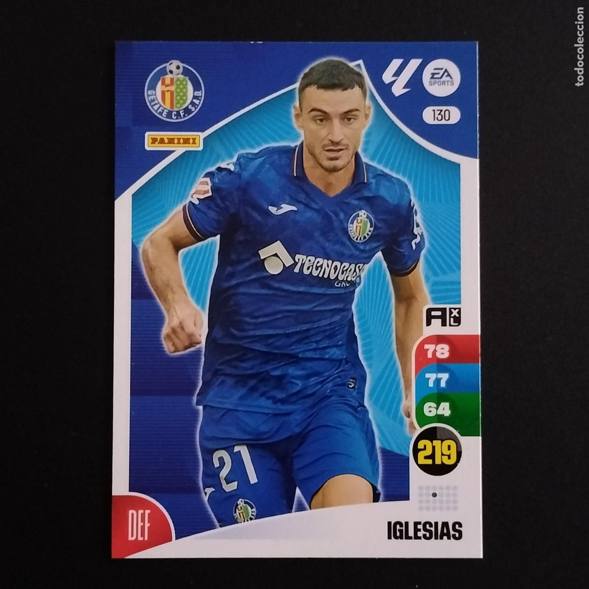 Cromos de F&uacute;tbol: 130 IGLESIAS GETAFE CROMOS ADRENALYN XL LALIGA CARD 2024 2025 24 25 PANINI