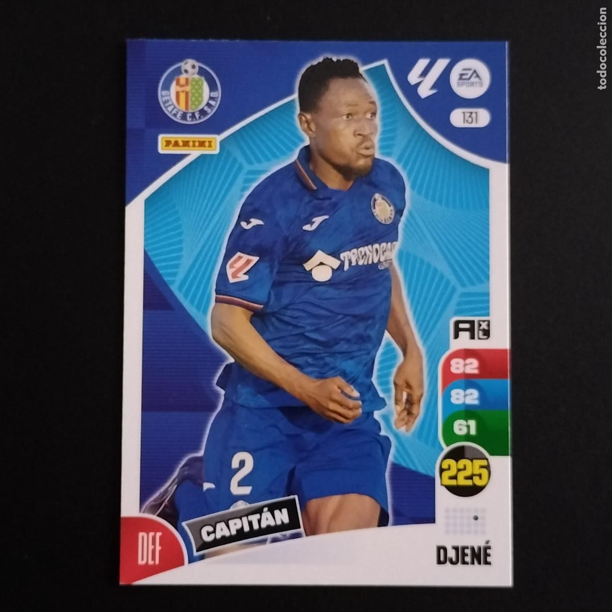 Cromos de F&uacute;tbol: 131 DJENE CAPITAN GETAFE CROMOS ADRENALYN XL LALIGA CARD 2024 2025 24 25 PANINI
