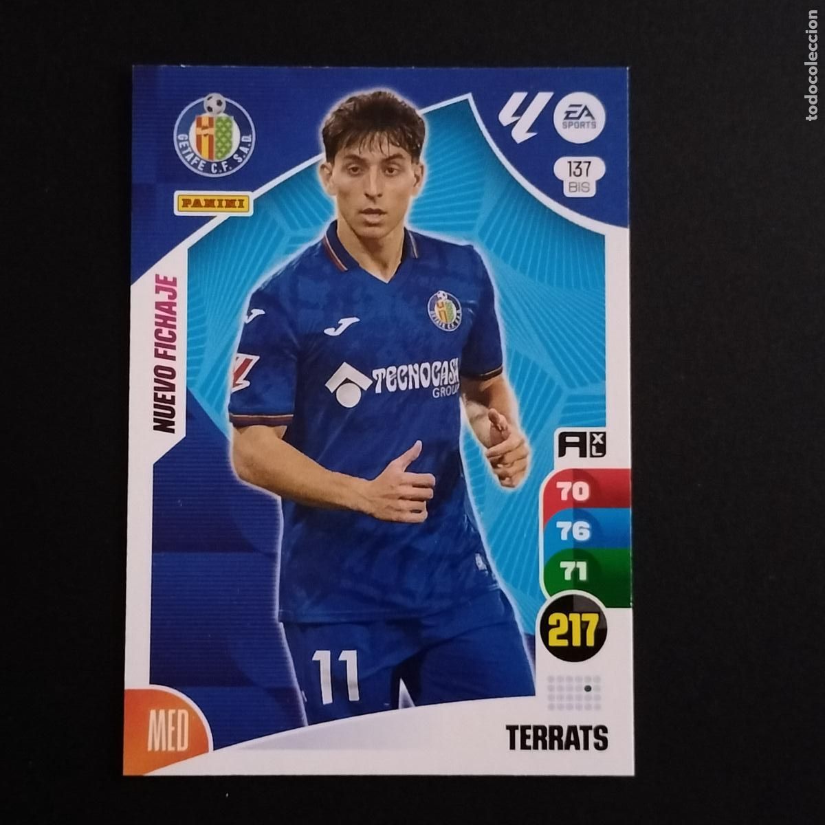 Cromos de F&uacute;tbol: 137 BIS TERRATS NUEVO FICHAJE GETAFE CROMOS ADRENALYN XL LALIGA CARD 2024 2025 24 25 PANINI