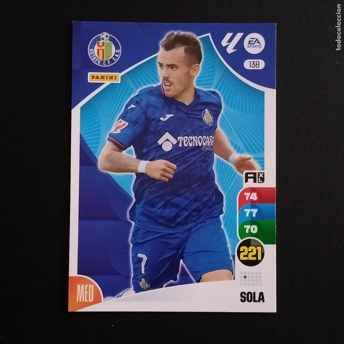 Cromos de F&uacute;tbol: 138 SOLA GETAFE CROMOS ADRENALYN XL LALIGA CARD 2024 2025 24 25 PANINI