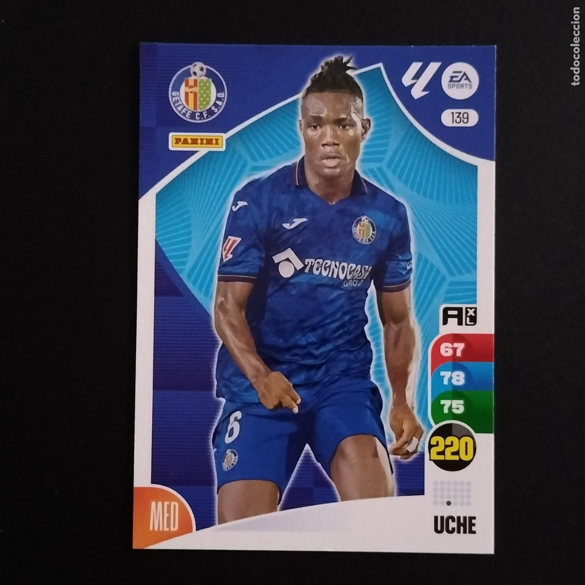 Cromos de F&uacute;tbol: 139 UCHE GETAFE CROMOS ADRENALYN XL LALIGA CARD 2024 2025 24 25 PANINI