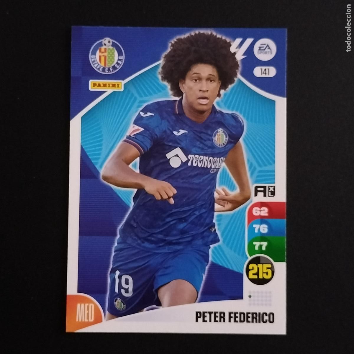 Cromos de F&uacute;tbol: 141 PETER FEDERICO GETAFE CROMOS ADRENALYN XL LALIGA CARD 2024 2025 24 25 PANINI