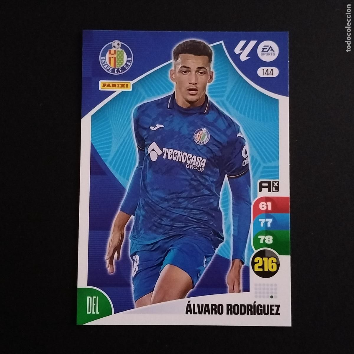 Cromos de F&uacute;tbol: 144 ALVARO RODRIGUEZ GETAFE CROMOS ADRENALYN XL LALIGA CARD 2024 2025 24 25 PANINI