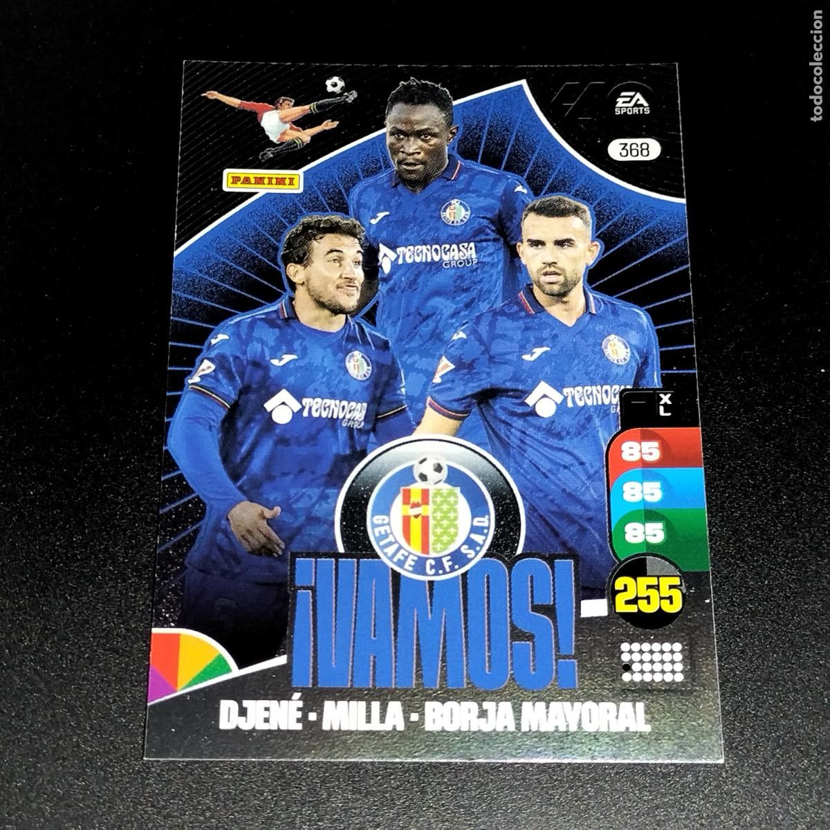 Cromos de F&uacute;tbol: 368 VAMOS DJENE MILLA BORJA MAYORAL GETAFE CROMOS ADRENALYN XL LALIGA CARD 2024 2025 24 25 PANINI