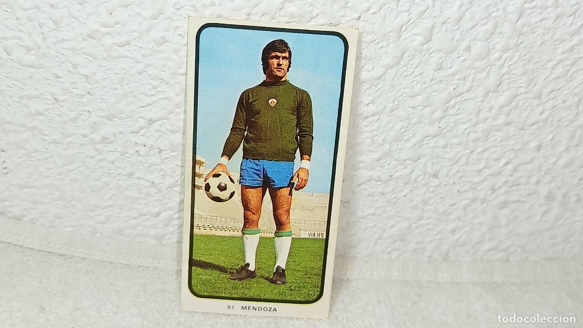 Cromos de F&uacute;tbol: ANTIGUO CROMO N&ordm; 91 MENDOZA ELCHE C.F RUIZ ROMERO CAMPEONATOS NACIONALES FUTBOL 1973 - 74
