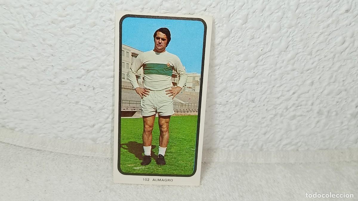 Cromos de F&uacute;tbol: ANTIGUO CROMO N&ordm; 102 ALMAGRO ELCHE C.F RUIZ ROMERO CAMPEONATOS NACIONALES FUTBOL 1973 - 74