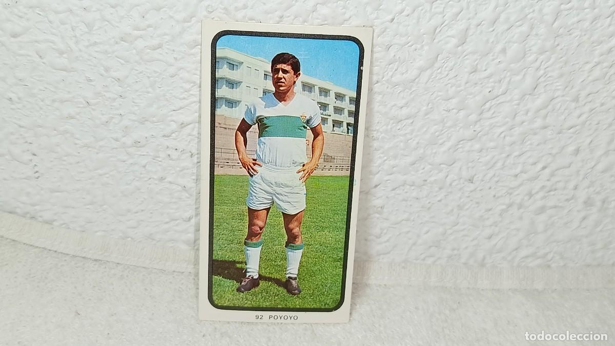Cromos de F&uacute;tbol: ANTIGUO CROMO N&ordm; 92 POYOYO ELCHE C.F RUIZ ROMERO CAMPEONATOS NACIONALES FUTBOL 1973 - 74