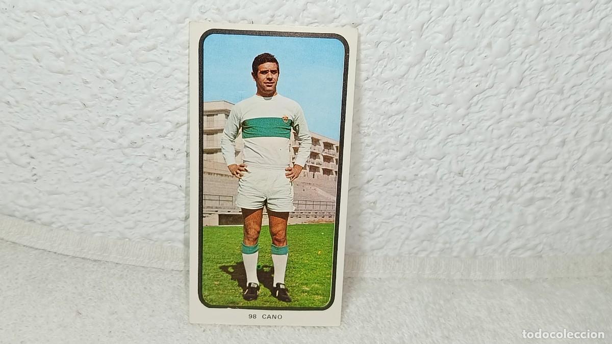 Cromos de F&uacute;tbol: ANTIGUO CROMO N&ordm; 98 CANO ELCHE C.F RUIZ ROMERO CAMPEONATOS NACIONALES FUTBOL 1973 - 74