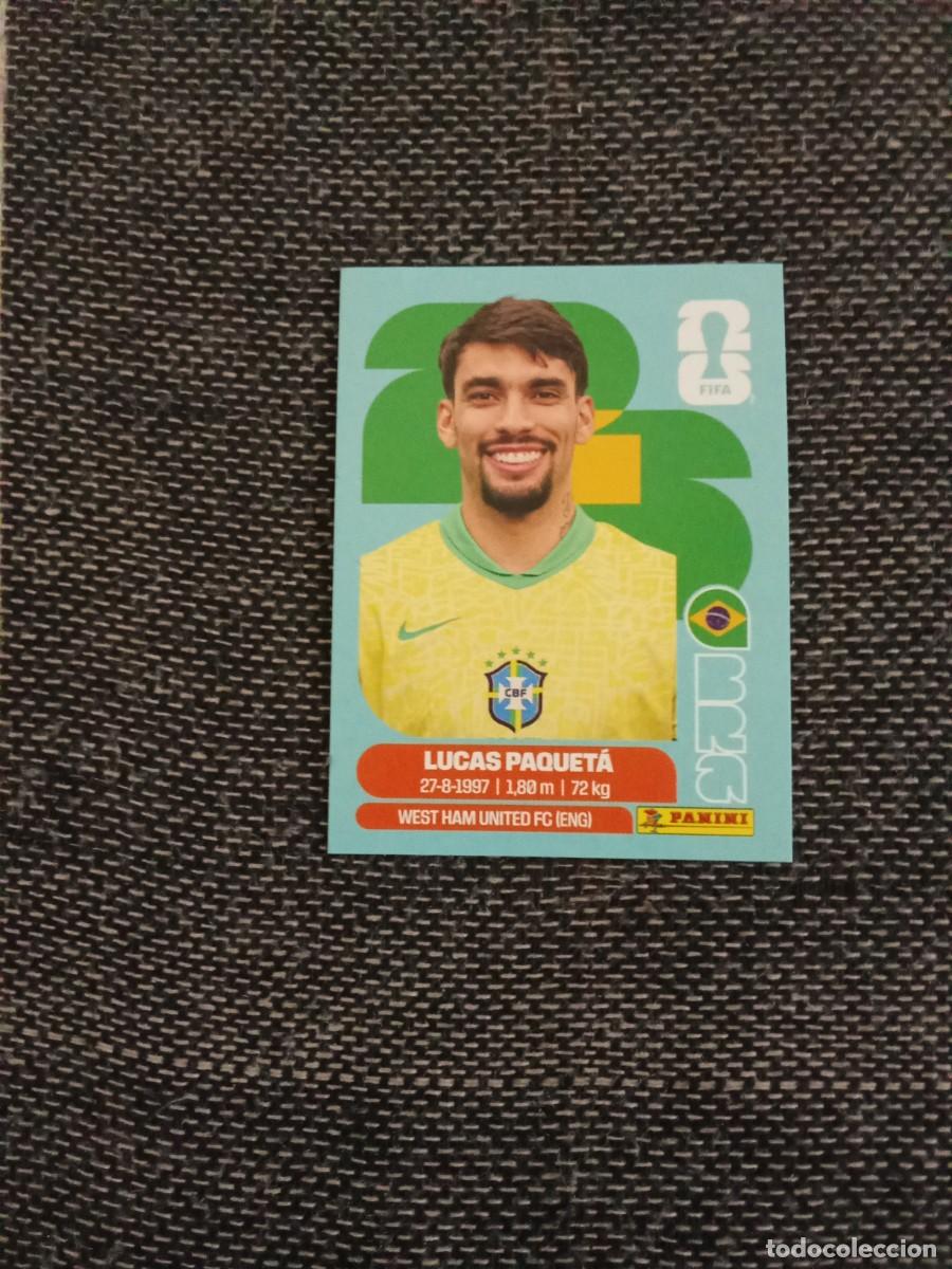 Cromos de F&uacute;tbol: BRA9 lucas paqueta brasil fifa world CUP 2026 Panini sticker