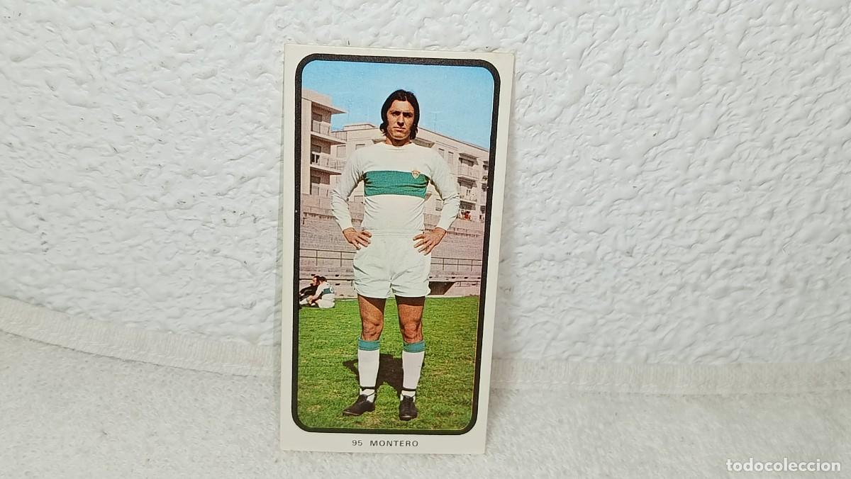 Cromos de F&uacute;tbol: ANTIGUO CROMO N&ordm; 95 MONTERO ELCHE C.F RUIZ ROMERO CAMPEONATOS NACIONALES FUTBOL 1973 - 74
