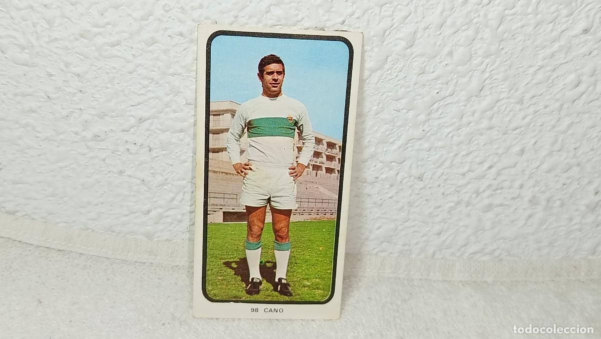 Cromos de F&uacute;tbol: ANTIGUO CROMO N&ordm; 98 CANO ELCHE C.F RUIZ ROMERO CAMPEONATOS NACIONALES FUTBOL 1973 - 74
