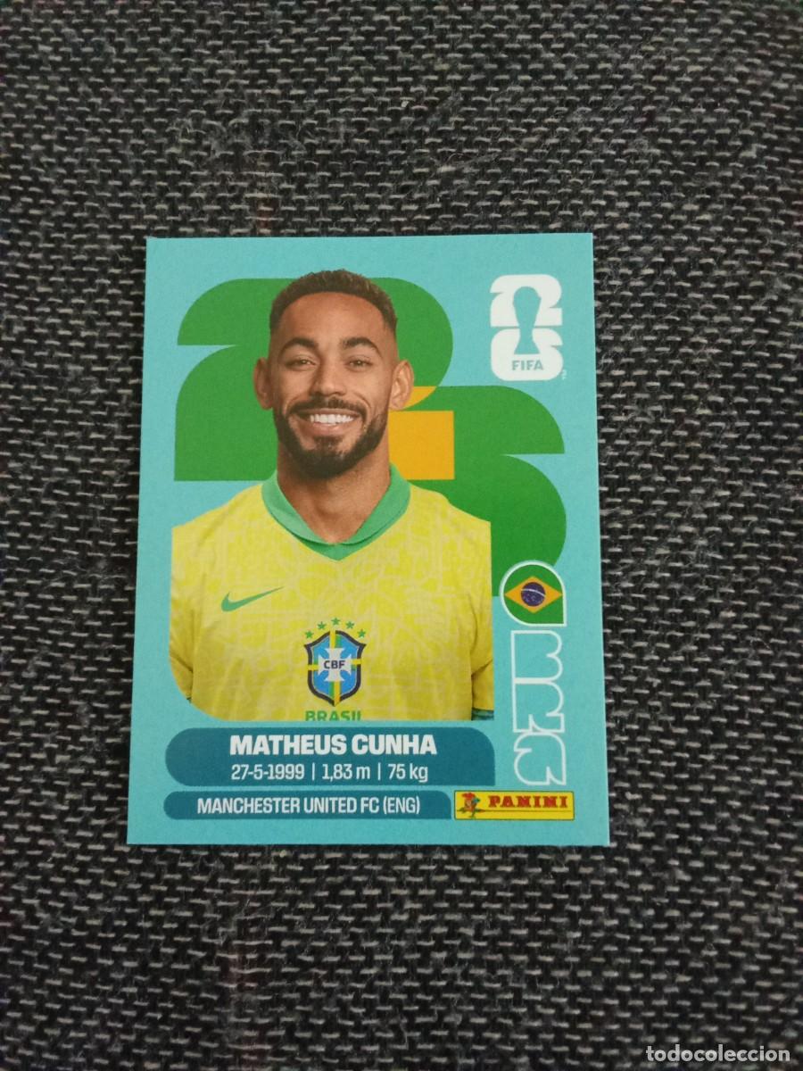 Cromos de F&uacute;tbol: BRA17 matheus cunha brasil fifa world CUP 2026 Panini sticker