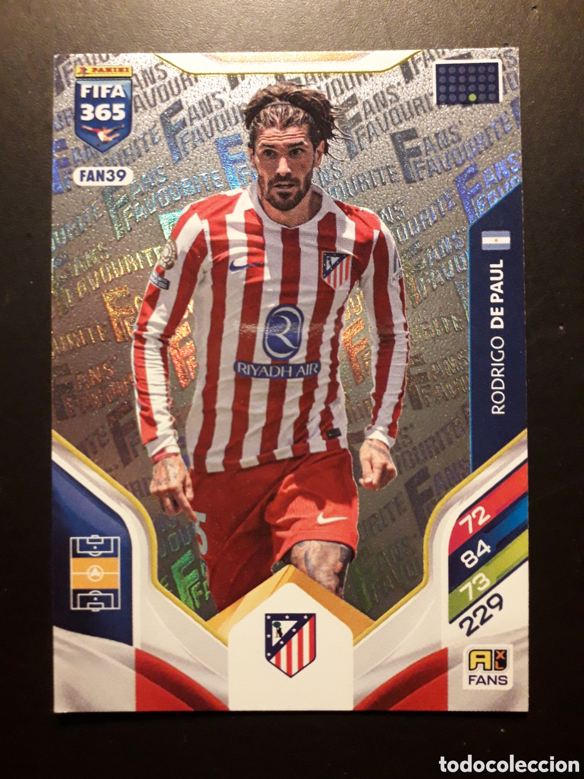 Cromos de F&uacute;tbol: DE PAUL AT MADRID FAN39 FANS FAVOURITE ADRENALYN XL FIFA 365 PANINI 2026 PEDIDO M&Iacute;NIMO 3&euro;