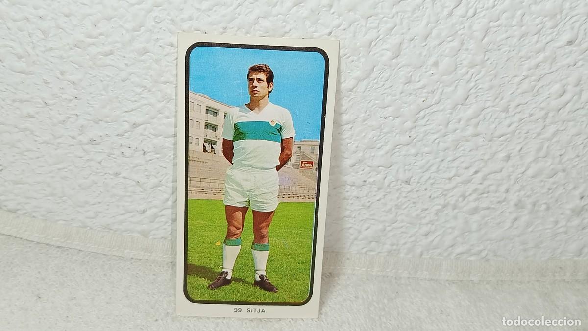 Cromos de F&uacute;tbol: ANTIGUO CROMO N&ordm; 99 SITJA ELCHE C.F RUIZ ROMERO CAMPEONATOS NACIONALES FUTBOL 1973 - 74