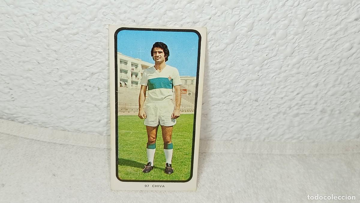 Cromos de F&uacute;tbol: ANTIGUO CROMO N&ordm; 97 CHIVA ELCHE C.F RUIZ ROMERO CAMPEONATOS NACIONALES FUTBOL 1973 - 74