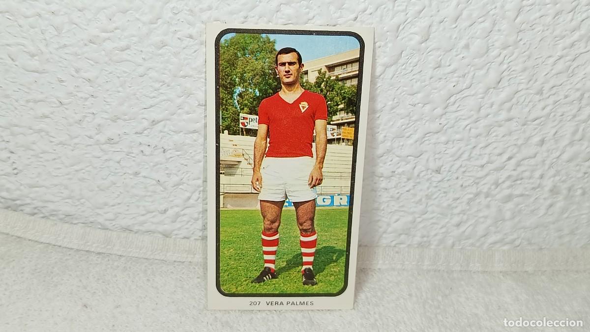 Cromos de F&uacute;tbol: ANTIGUO CROMO N&ordm; 207 VERA PALMES REAL MURCIA RUIZ ROMERO CAMPEONATOS NACIONALES FUTBOL 1973 - 74
