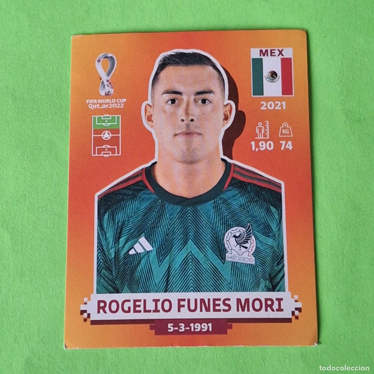 Cromos de F&uacute;tbol: WORLD CUP MUNDIAL QATAR 2022 - VERSION NARANJA SUDAMERICA - MEX 17 MEJICO - ROGELIO FUNES MORI