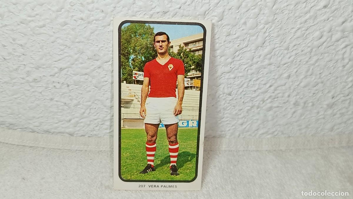 Cromos de F&uacute;tbol: ANTIGUO CROMO N&ordm; 207 VERA PALMES REAL MURCIA RUIZ ROMERO CAMPEONATOS NACIONALES FUTBOL 1973 - 74