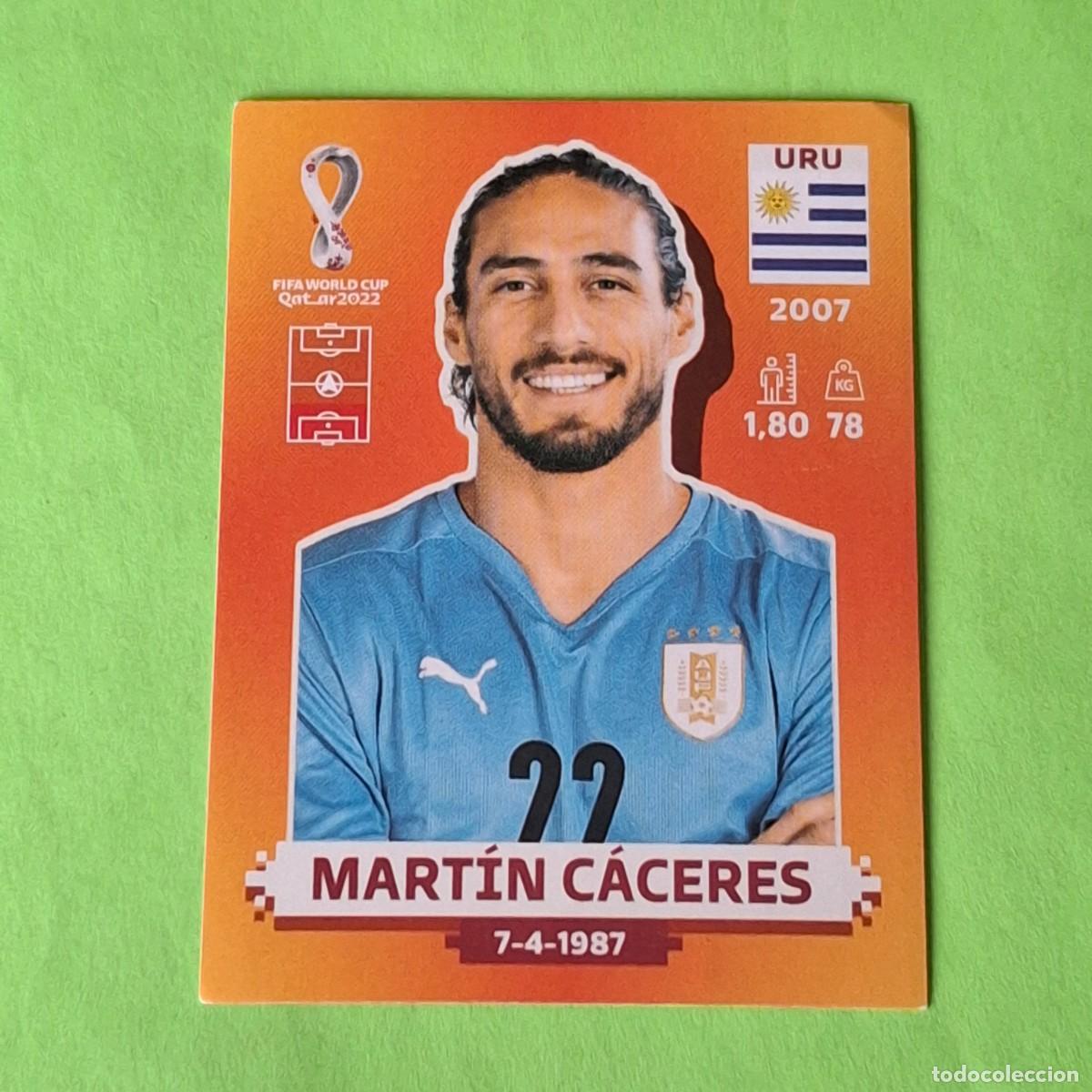 Cromos de F&uacute;tbol: WORLD CUP MUNDIAL QATAR 2022 - VERSION NARANJA SUDAMERICA - URU 5 URUGUAY - MARTIN CACERES