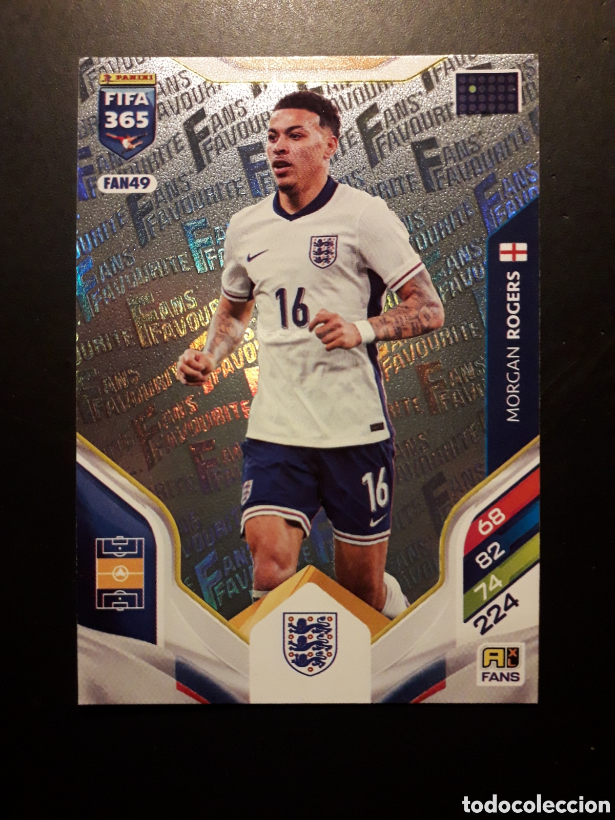 Cromos de F&uacute;tbol: ROGERS INGLATERRA FAN49 FANS FAVOURITE ADRENALYN XL FIFA 365 PANINI 2026 PEDIDO M&Iacute;NIMO 3&euro;