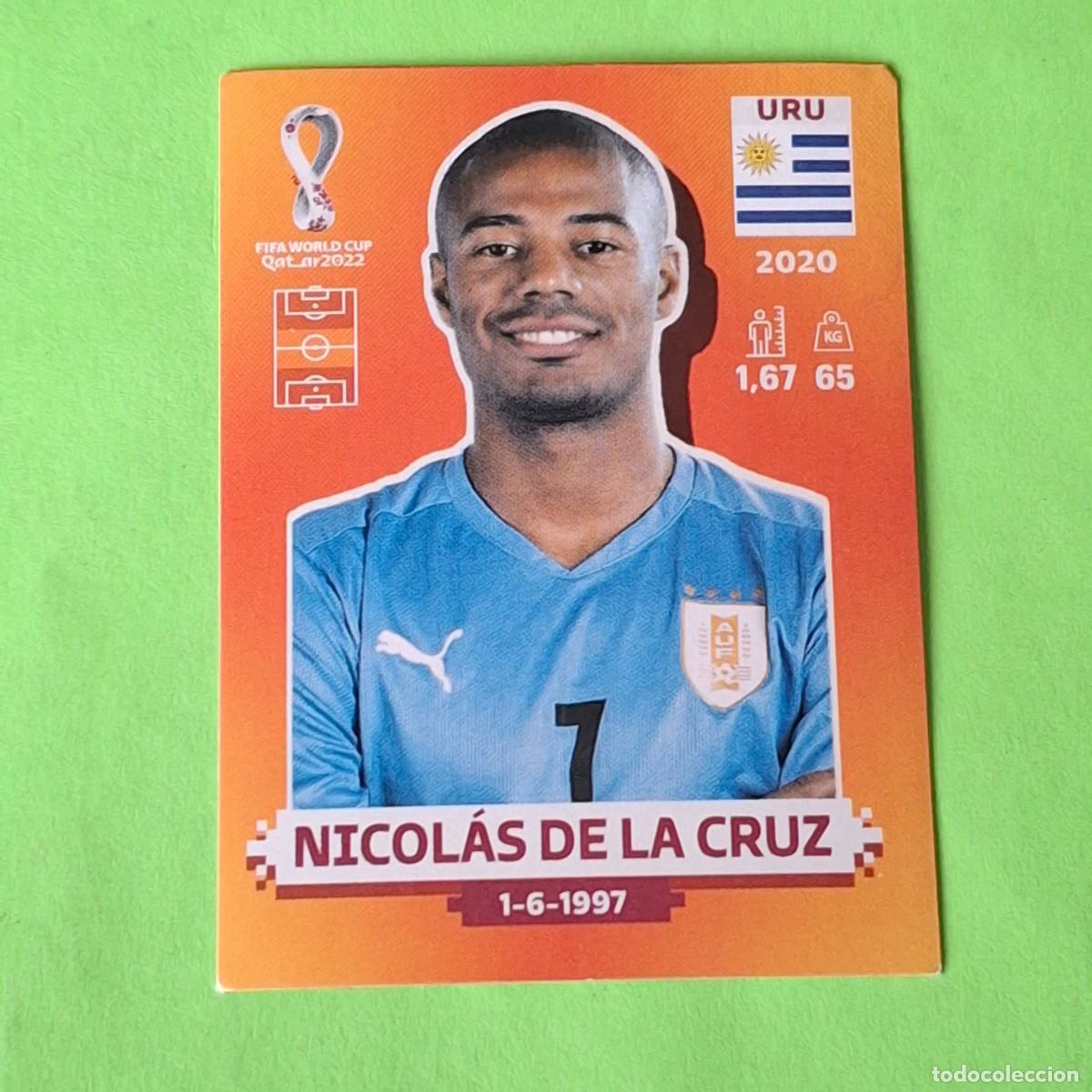 Cromos de F&uacute;tbol: WORLD CUP MUNDIAL QATAR 2022 - VERSION NARANJA SUDAMERICA - URU 12 URUGUAY - NICOLAS DE LA CRUZ
