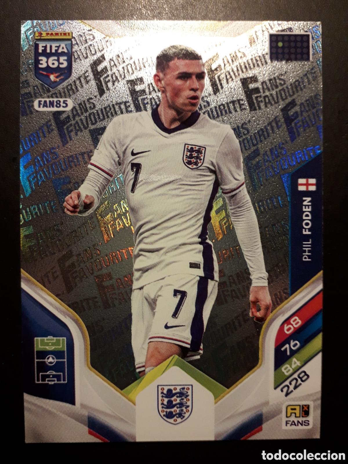 Cromos de F&uacute;tbol: FODEN INGLATERRA FAN85 FANS FAVOURITE ADRENALYN XL FIFA 365 PANINI 2026 PEDIDO M&Iacute;NIMO 3&euro;