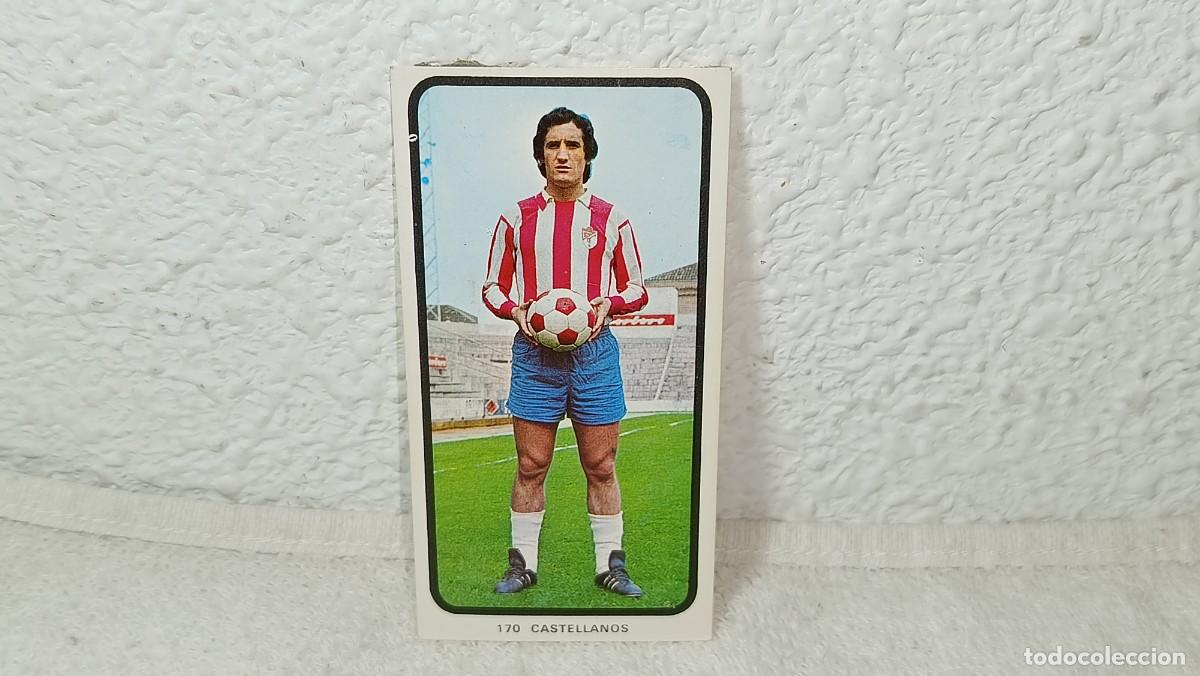 Cromos de F&uacute;tbol: ANTIGUO CROMO N&ordm; 170 CASTELLANOS GRANADA C.F RUIZ ROMERO CAMPEONATOS NACIONALES FUTBOL 1973 - 74