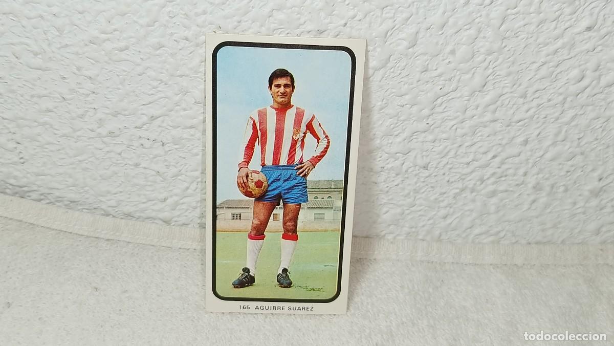 Cromos de F&uacute;tbol: ANTIGUO CROMO N&ordm; 165 AGUIRRE SUAREZ GRANADA C.F RUIZ ROMERO CAMPEONATOS NACIONALES FUTBOL 1973 - 74