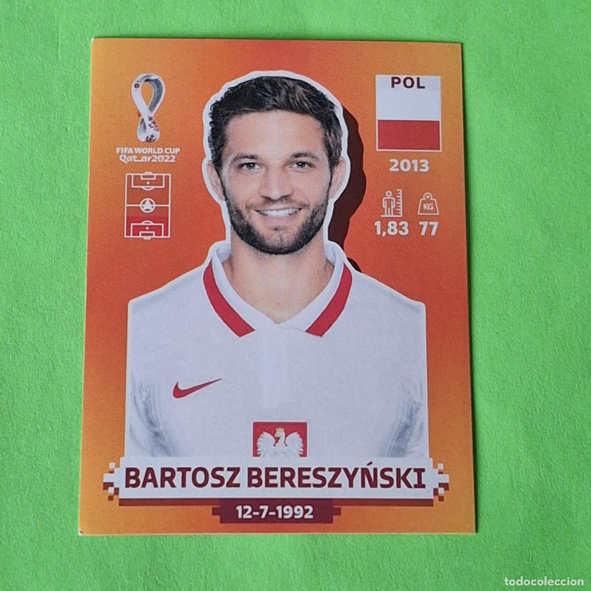 Cromos de F&uacute;tbol: WORLD CUP MUNDIAL QATAR 2022 - VERSION NARANJA SUDAMERICA - POL 5 POLONIA - BARTOSZ BERESZYNSKI
